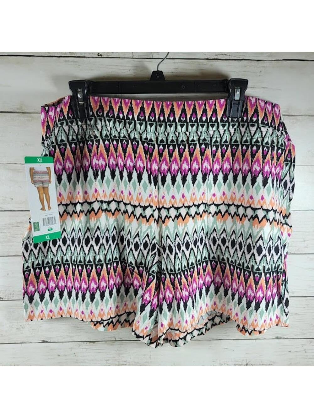 Wildfox Women's Shorts Pull On Elastic Waist Size XL NEW Boho Southwest Summer